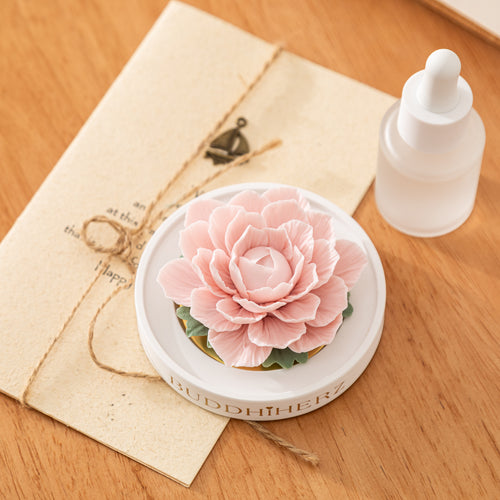 Camellia Porcelain Flower Pink with Fragrance Oil 