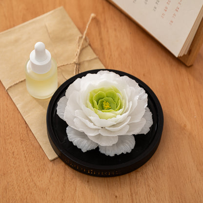 Tianshan Snow Lotus Porcelain Flower with Fragrance Oil 