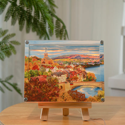 （Coming soon）DIY paper art light picture - Laufenburg in autumn 