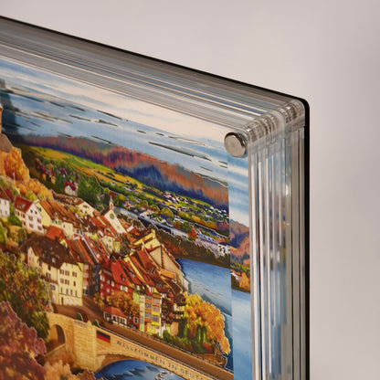 （Coming soon）DIY paper art light picture - Laufenburg in autumn 