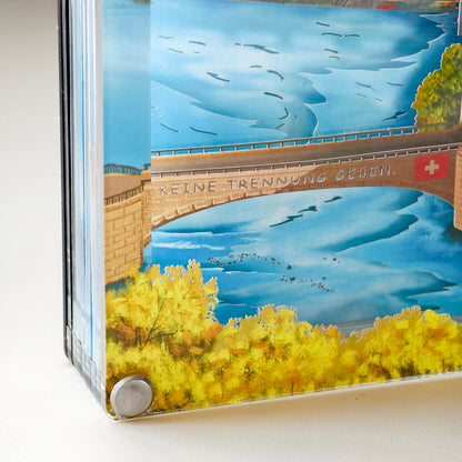（Coming soon）DIY paper art light picture - Laufenburg in autumn 