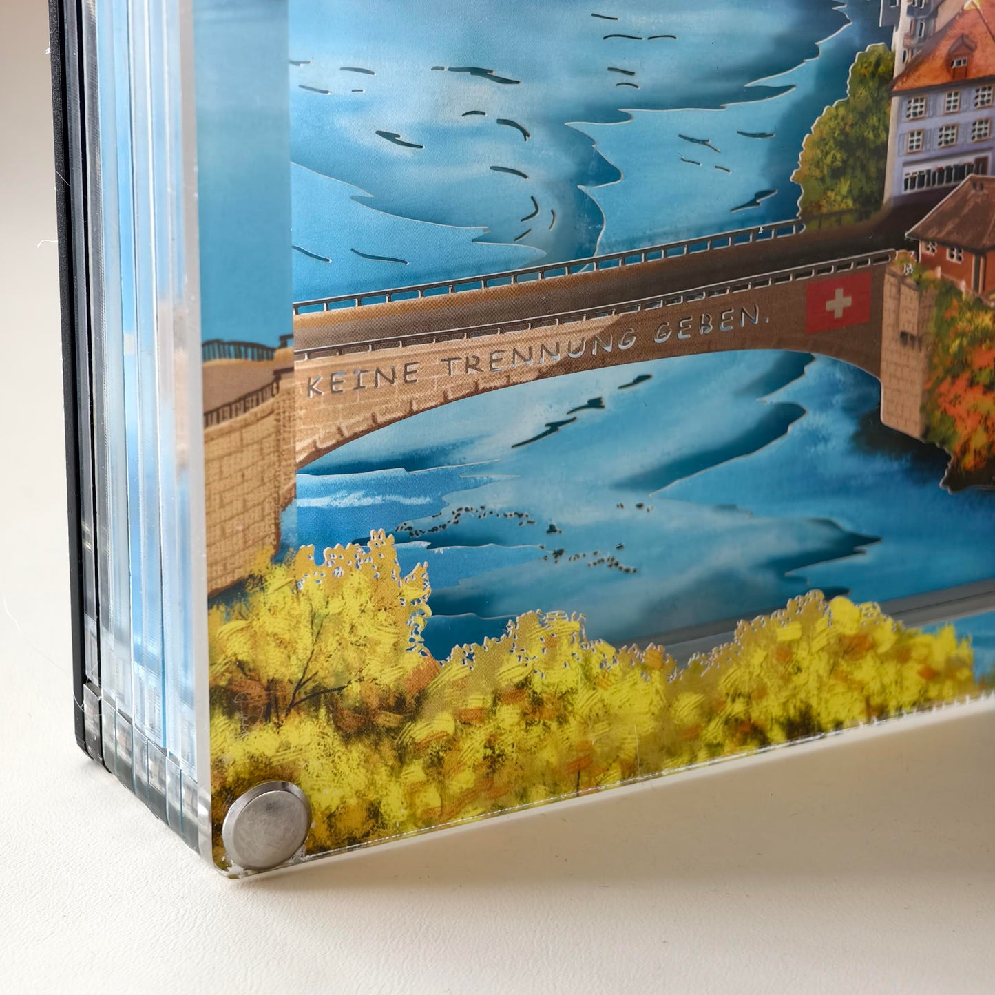 （Coming soon）DIY paper art light picture - Laufenburg in autumn 