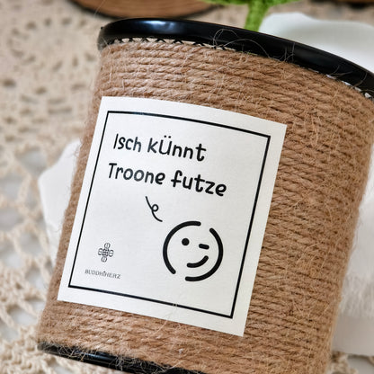 Handgemachter Strick-Sonnenblumen-Stifthalter