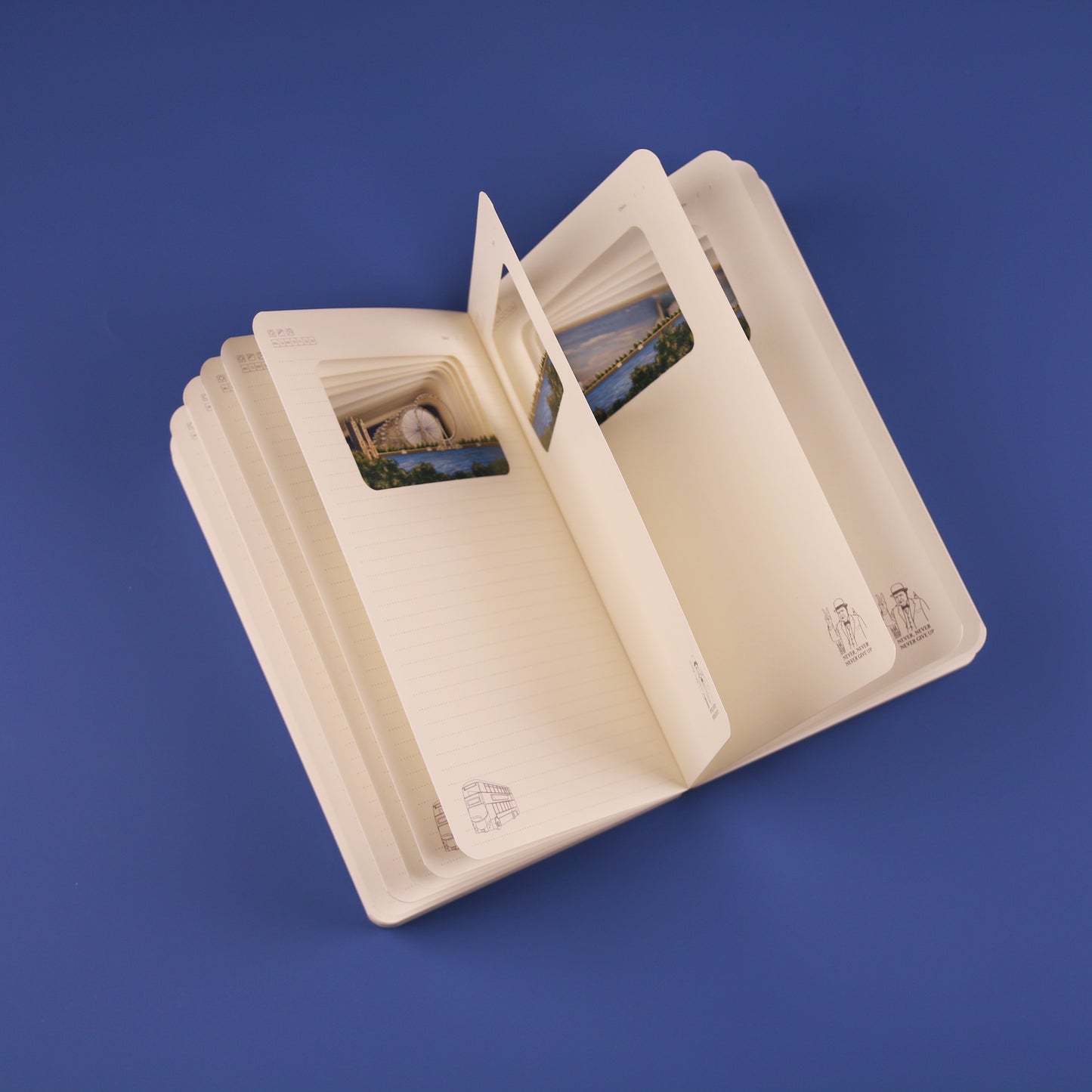 3D-Notizbuch London