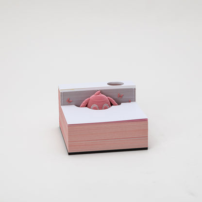 3D Notepad: Meditating Rabbit 