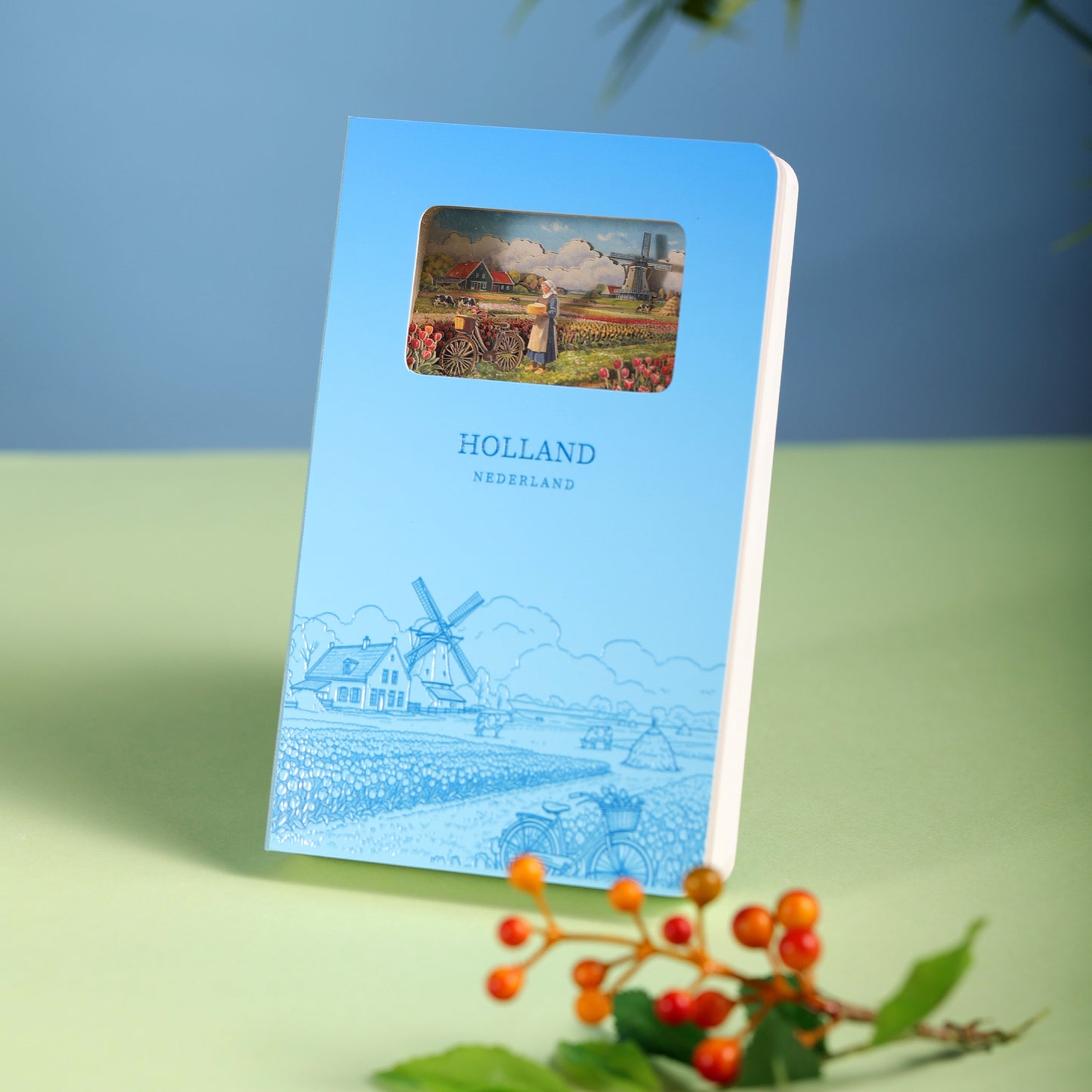 3D Notizbuch Holland