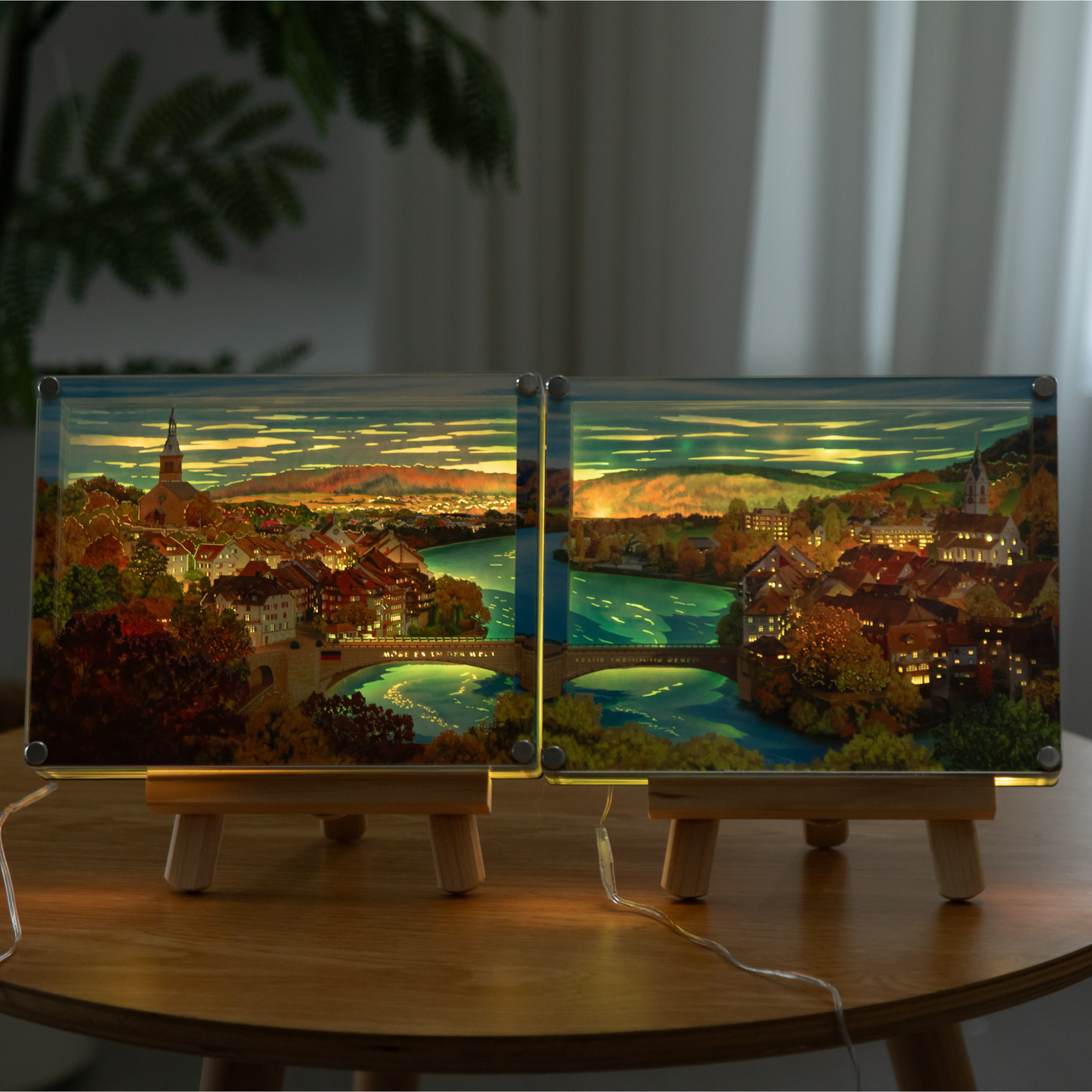 （Coming soon）DIY paper art light picture - Laufenburg in autumn 