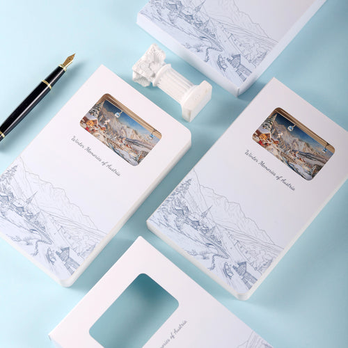 3D Notizbuch Winterzauber Österreich