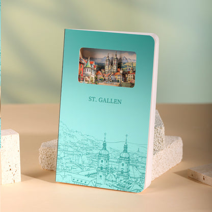 3D Notizbuch St. Gallen