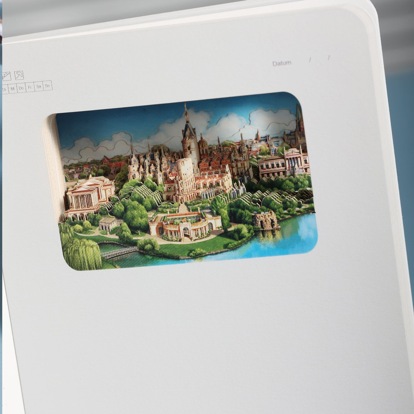 3D Notizbuch Schwerin