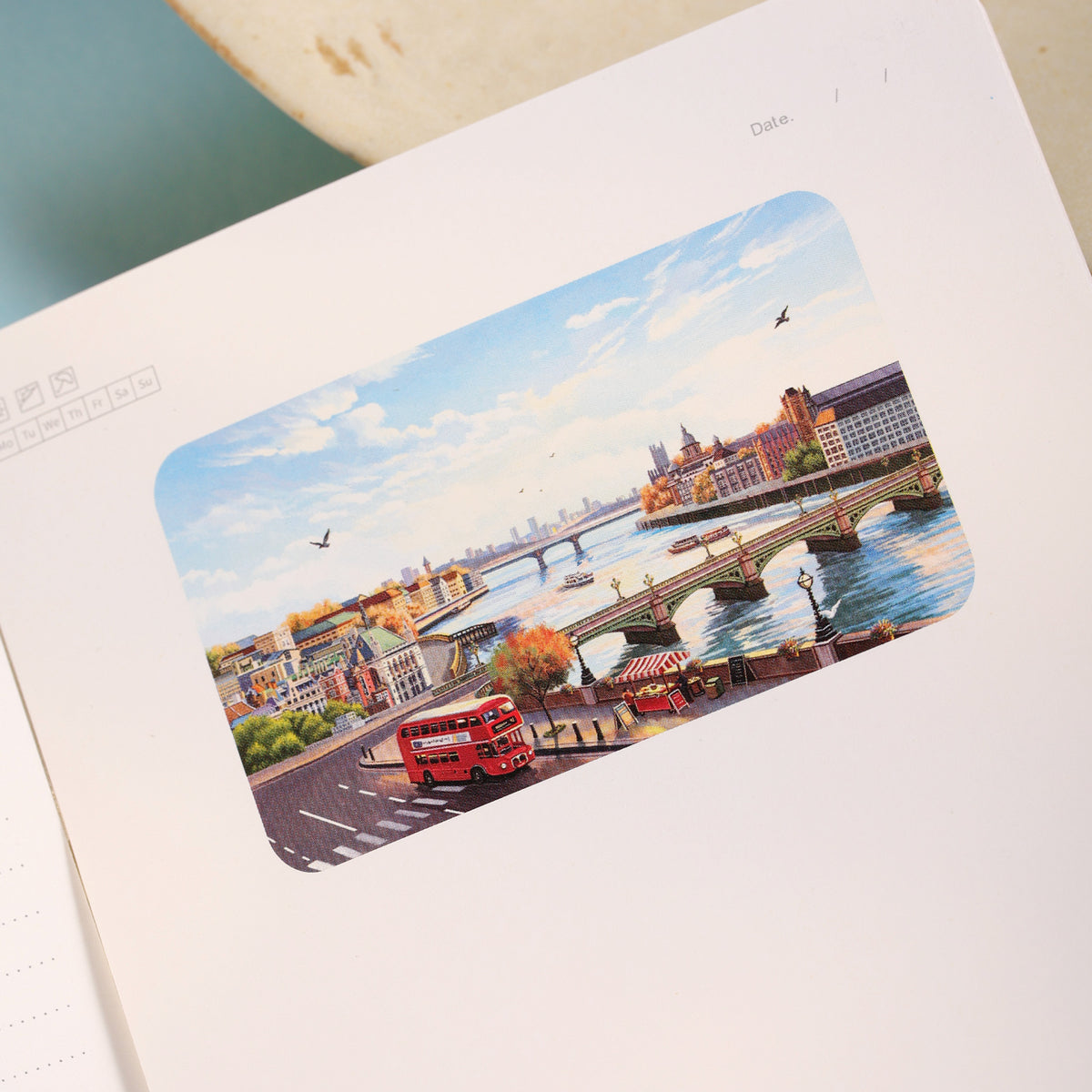 3D-Notizbuch London