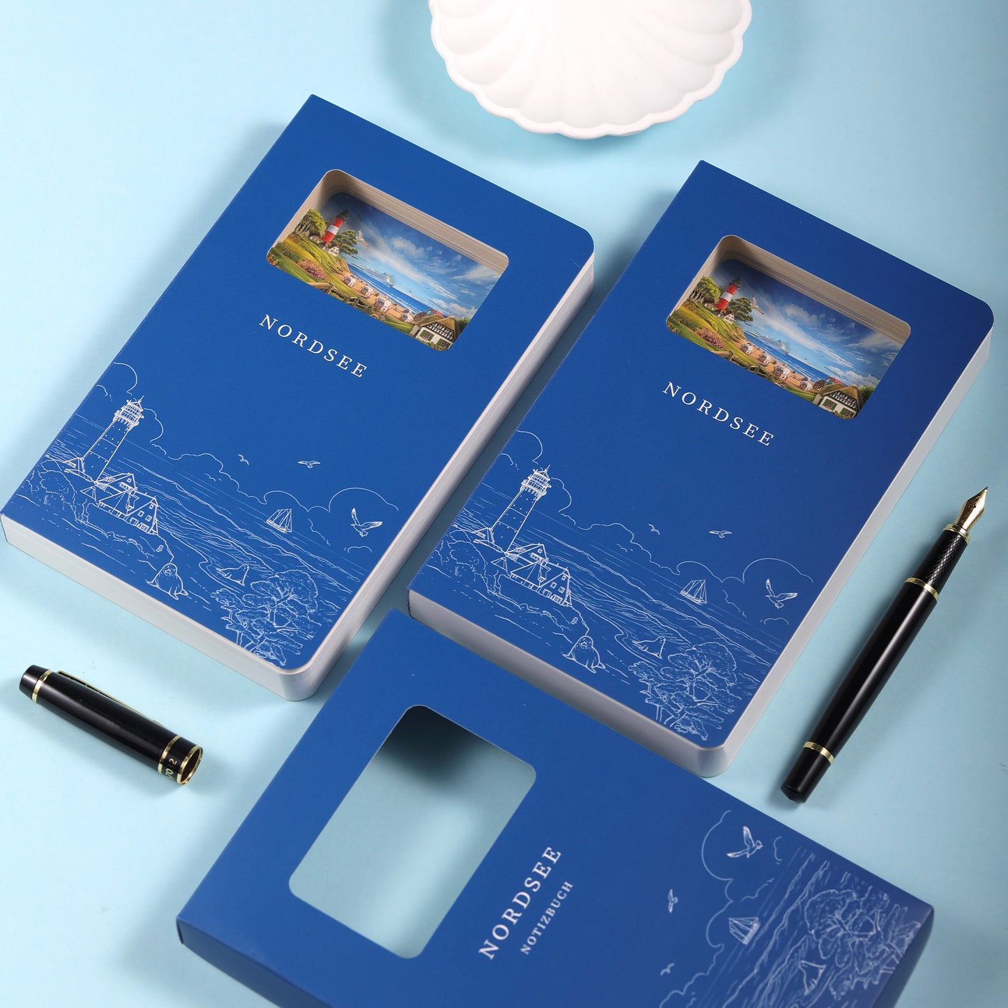 3D-Notizbuch Nordsee