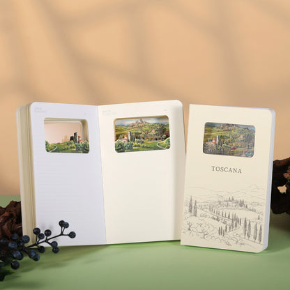 3D Notizbuch Toscana