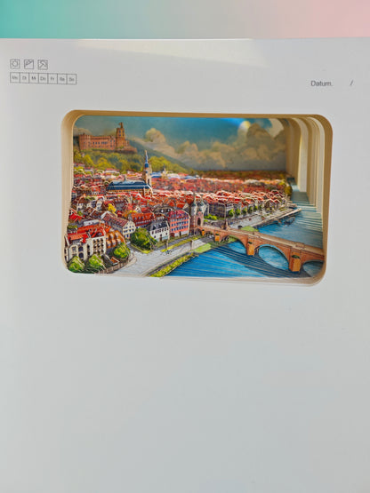 3D-Notizbuch Heildelberg