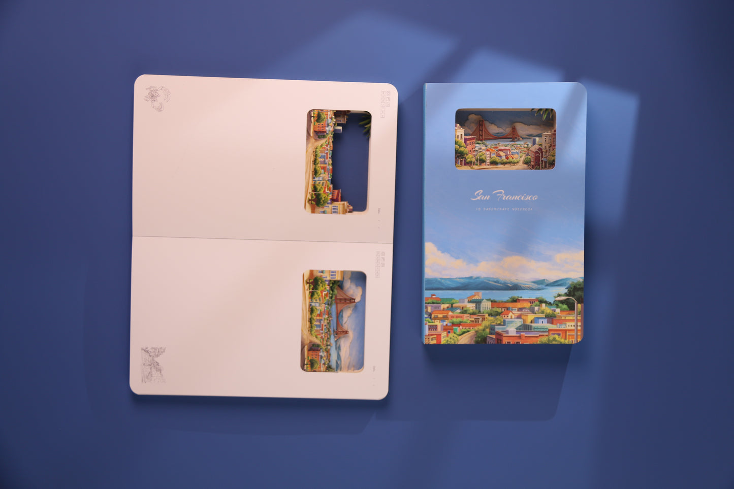 3D Paper-cut Notebook San Francisco