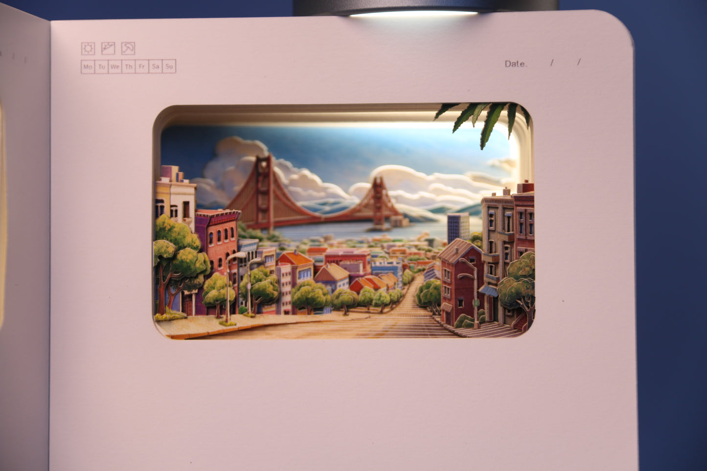 3D Paper-cut Notebook San Francisco