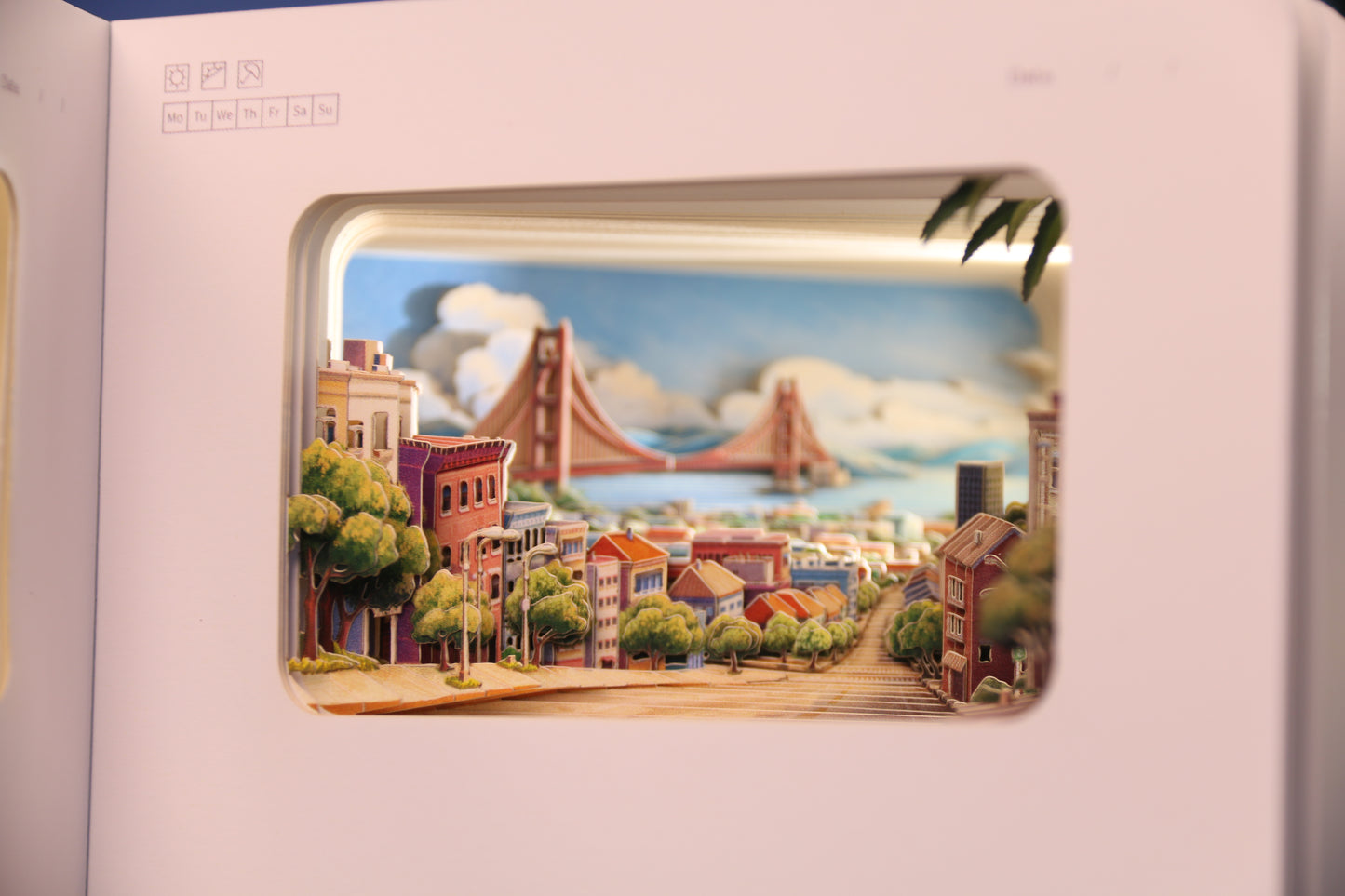 3D Paper-cut Notebook San Francisco