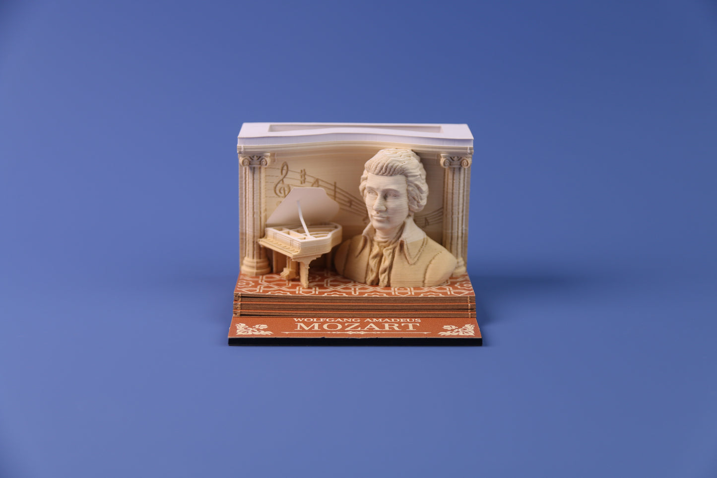 3D-Notizblock „Wolfgang Amadeus Mozart“