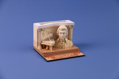 3D-Notizblock „Wolfgang Amadeus Mozart“