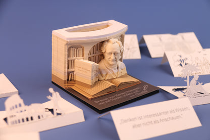 3D-Notizblock „Johann Wolfgang von Goethe“