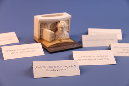 3D-Notizblock „Johann Wolfgang von Goethe“