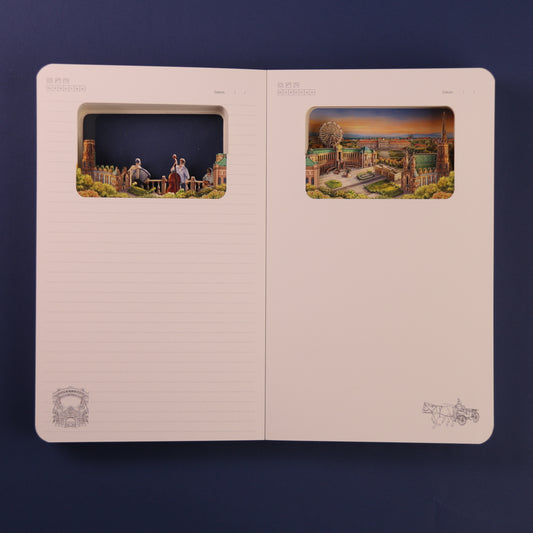 3D Notizbuch Wien
