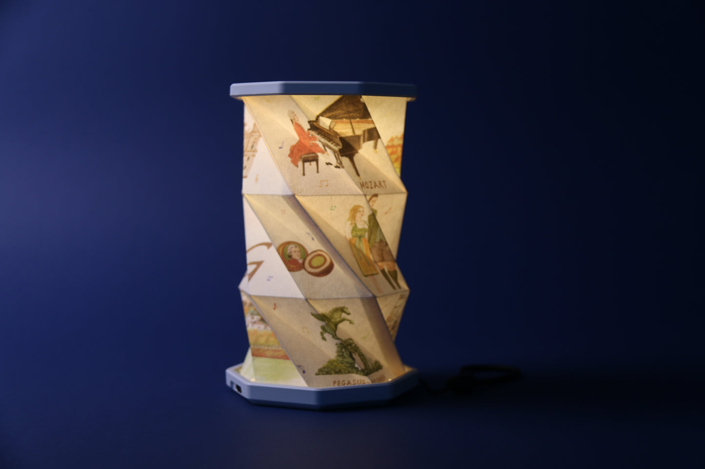 Mini Drehbare LED-Lampe "Weihnachtsmarkt Salzburg"
