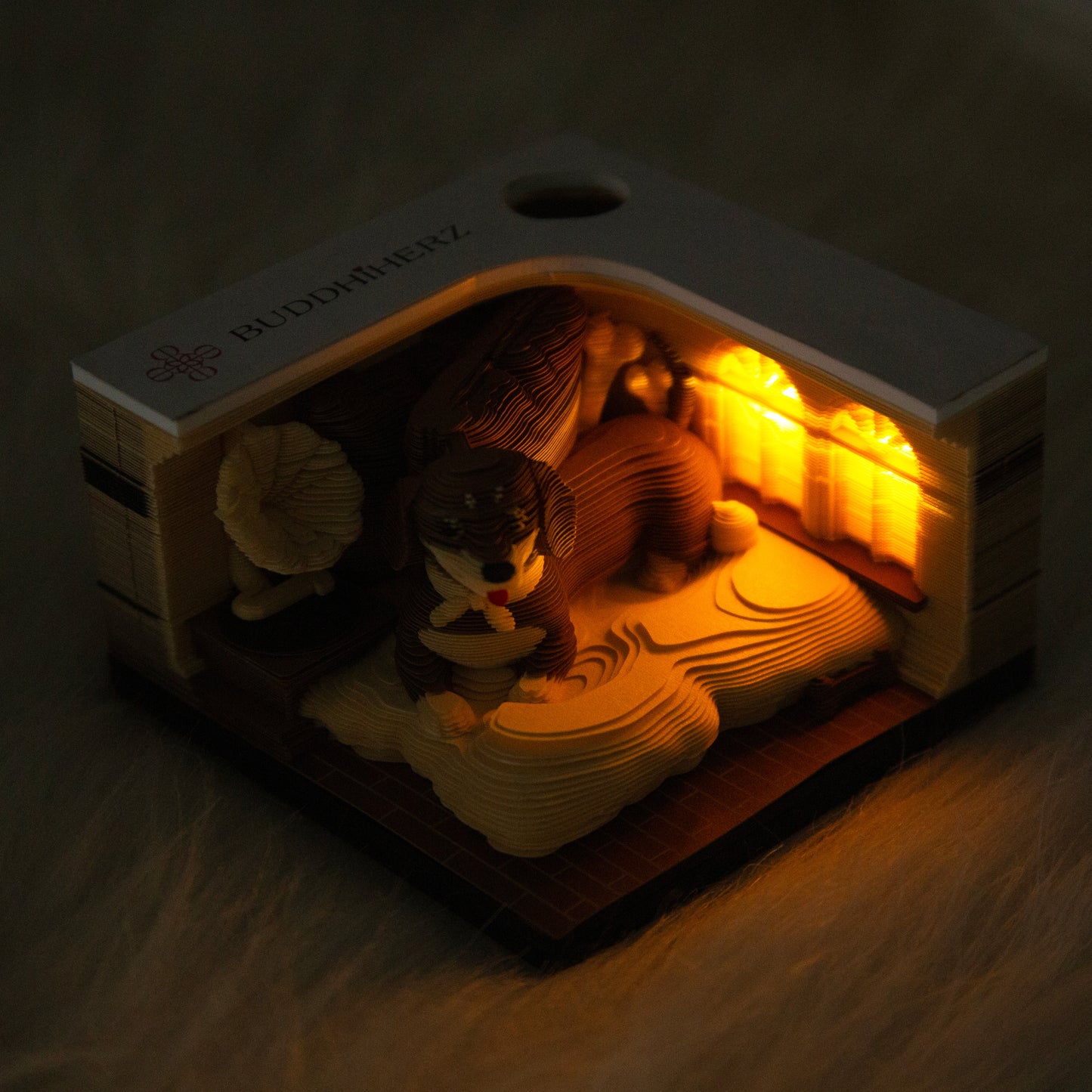 3D Notizblock Hund