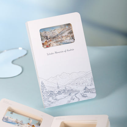 3D Notizbuch Winterzauber Österreich