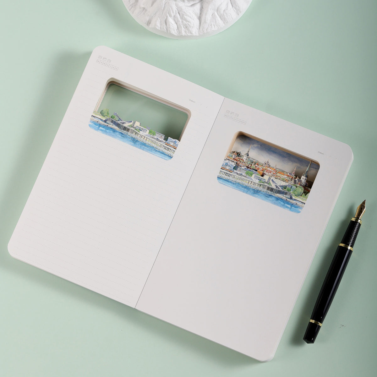 3D Notizbuch Estonia