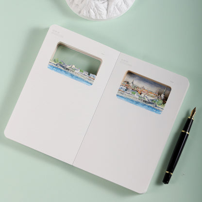 3D Notizbuch Estonia