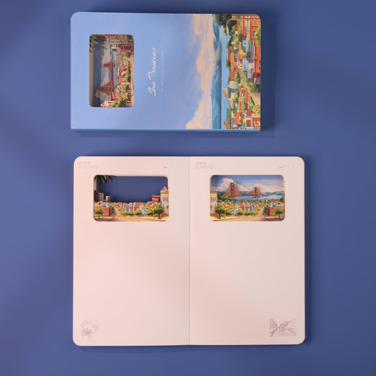 3D Paper-cut Notebook San Francisco