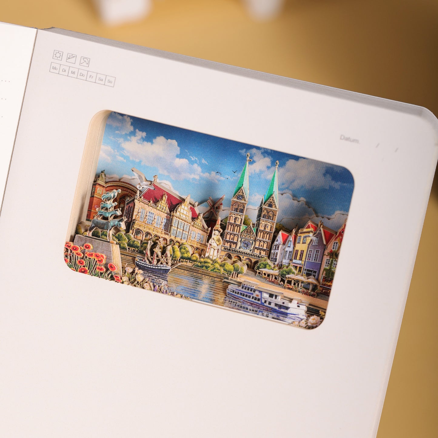 3D Notizbuch Bremen