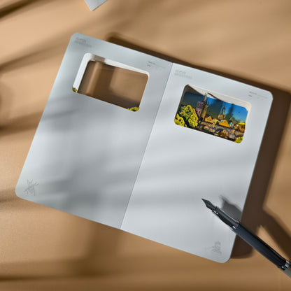 3D-Papierschnitt-Notizbuch – Prag