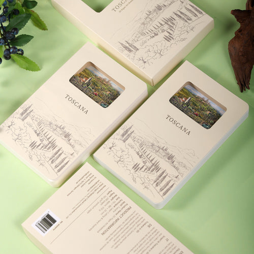 3D Notizbuch Toscana