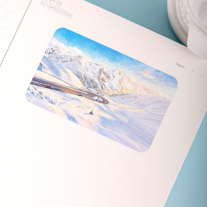 3D Notizbuch Winterzauber Österreich