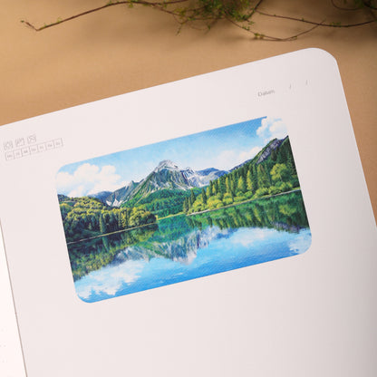 3D Notizbuch Schweiz Sommer