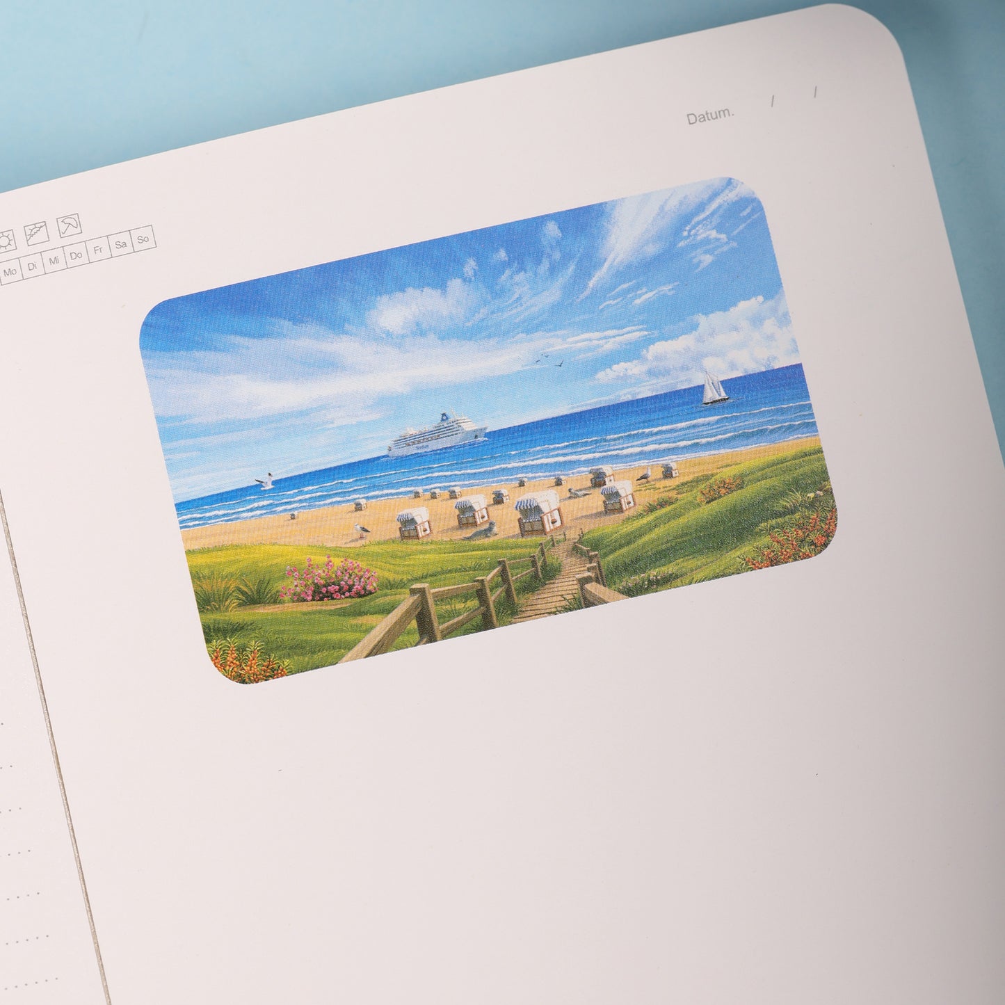 3D-Notizbuch Nordsee