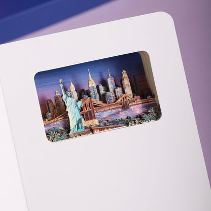 3D Notizbuch New York