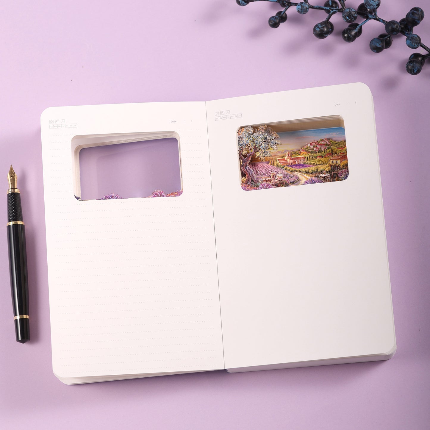3D Notizbuch Provence
