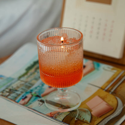 Cocktail candle: Aperol Spritz 