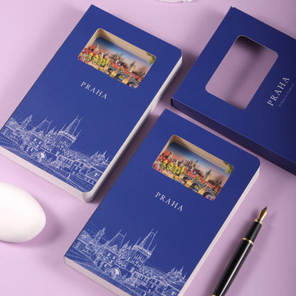 3D Paper Cut Notebook – Prague