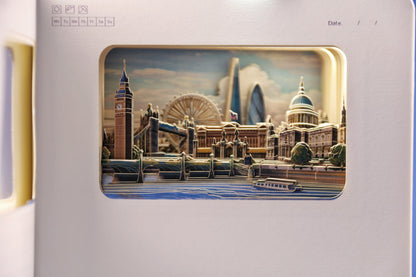 3D-Notizbuch London