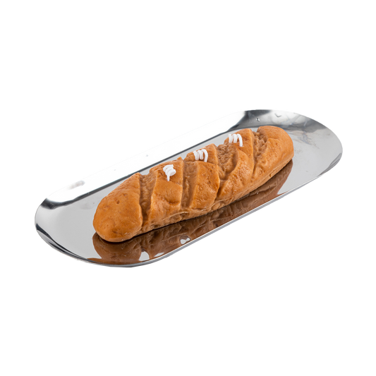 Baguette scented candle with coaster 