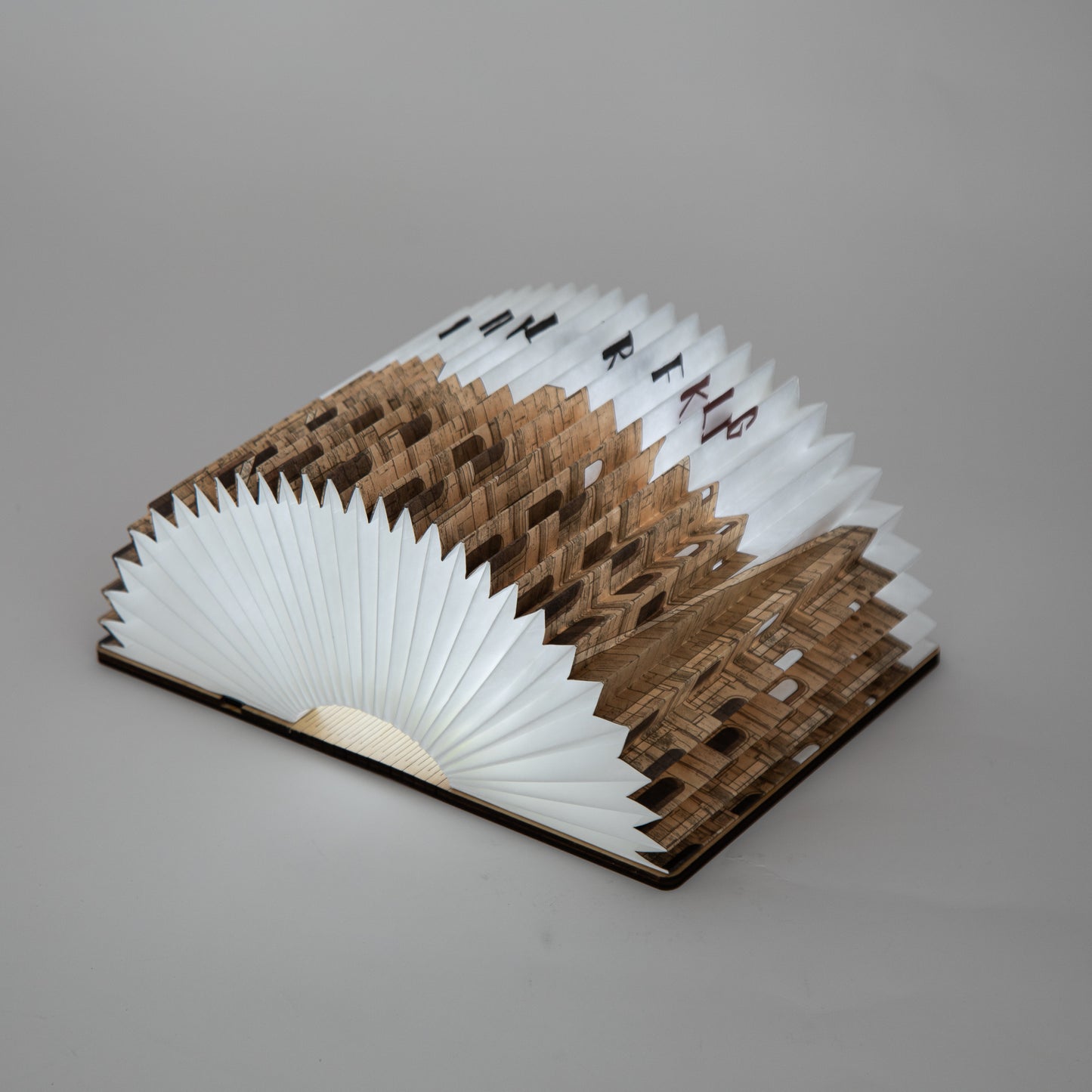 360 Degree Book Lamp Roman Colosseum