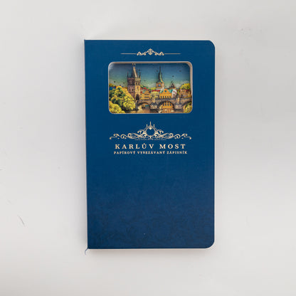 3D-Papierschnitt-Notizbuch – Prag