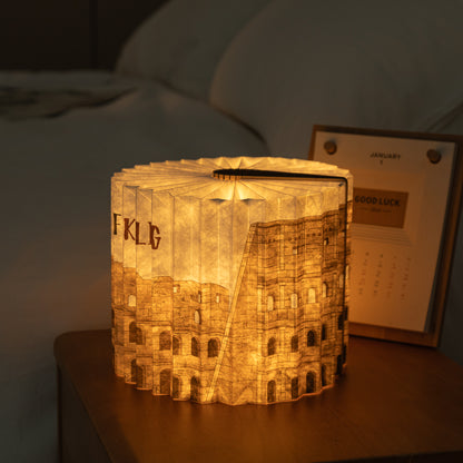 360 Degree Book Lamp Roman Colosseum