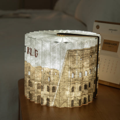 360 Degree Book Lamp Roman Colosseum