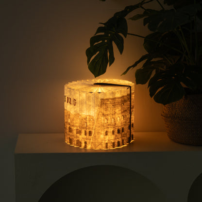 360 Degree Book Lamp Roman Colosseum