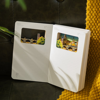 3D-Papierschnitt-Notizbuch – Prag